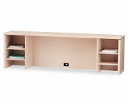 10500 Series Stack-On PC Organizer, 72w x 14-5/8d x 22h, Natural Maple