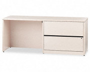 10500 Series Credenza w/Right Lateral File, 72w x 24d x 29-1/2h, Natural Maple