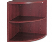 10500 Series Two-Shelf End Cap Bookshelf, 24w x 24d x 29-1/2h, Mahogany