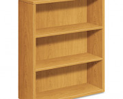10500 Series Bookcase, 3 Shelves, 36w x 13-1/8d x 43-3/8h, Harvest