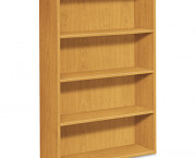 10500 Series Bookcase, 4 Shelves, 36w x 13-1/8d x 57-1/8h, Harvest