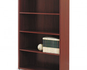 10500 Series Bookcase, 4 Shelves, 36w x 13-1/8d x 57-1/8h, Mahogany