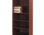10500 Series Bookcase, 5 Shelves, 36w x 13-1/8d x 71h, Mahogany