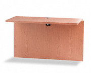 10500 Series Bridge, Laminate, 47w x 24d x 29-1/2h, Henna Cherry