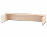 10500 Series Transaction Counter, 72w x 36d x 14-1/4h, Natural Maple