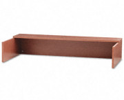 10500 Series Transaction Counter, 72w x 36d x 14-1/4h, Bourbon Cherry