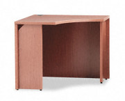 10500 Series Curved Corner Workstation, 18 x 36 x 36 x 29-1/2, Bourbon Cherry
