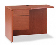10500 Series Curved Return, Left, 42w x 18-24d x 29-1/2h, Bourbon Cherry