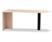 10700 Series Peninsula Top w/End Panel, 72w x 36d x 29-1/2h, Natural Maple