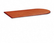 10700 Series Peninsula Top w/End Panel, 72w x 36d x 29-1/2h, Henna Cherry