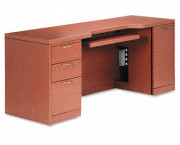 Valido 11500 Series Computer Credenza, 72w x 24d x 29-1/2h, Bourbon Cherry