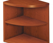 Valido 11500 Series 2-Shelf End Cap Bookcase, 24w x 24d x 29-1/2h, Henna Cherry