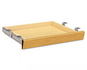 Laminate Angled Center Drawer, 22w x 15-3/8d x 2-1/2h, Harvest