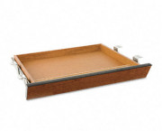 Laminate Angled Center Drawer, 22w x 15-3/8d x 2-1/2h, Bourbon Cherry
