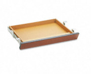 Laminate Angled Center Drawer, 22w x 15-3/8d x 2-1/2h, Henna Cherry