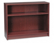 1870 Series Bookcase, 2 Shelves, 36w x 11-1/2d x 29-7/8h, Mahogany