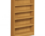 1890 Series Bookcase, 5 Shelves, 36w x 11-1/2d x 60-1/8h, Harvest