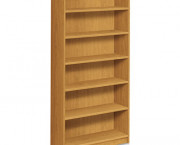 1890 Series Bookcase, 6 Shelves, 36w x 11-1/2d x 72-5/8h, Harvest