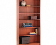 1890 Series Bookcase, 6 Shelves, 36w x 11-1/2d x 72-5/8h, Henna Cherry