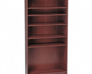 1890 Series Bookcase, 6 Shelves, 36w x 11-1/2d x 72-5/8h, Mahogany