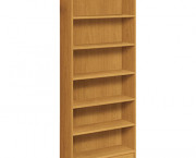 1890 Series Bookcase, 6 Shelves, 36w x 11-1/2d x 84h, Harvest
