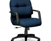 2090 Pillow-Soft Managerial Mid-Back Swivel/Tilt Chair, Mariner, Black Base