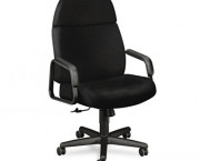 24-Hour Executive High-Back Swivel/Tilt Chair, Black