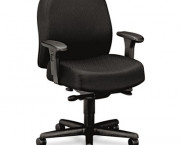 24-Hour Mid-Back Synchro-Tilt Task Chair, Black