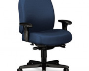 24-Hour Mid-Back Synchro-Tilt Task Chair, Blue