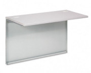 38000 Series Bridge, 48w x 24d x 29-1/2h, Gray Patterned Top/Light Gray Base