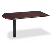 38000 Series Peninsula, 58w x 30d x 29-1/2h, Mahogany/Black