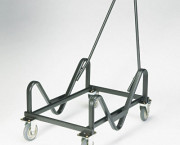 GuestStacker Cart, 21-3/8 x 35-1/2 x 37-7/8, Black