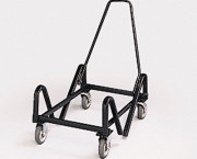 Olson Stacker Series Cart, 21-3/8 x 35-1/2 x 37, Black