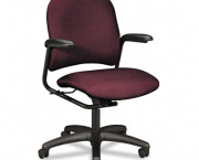 Alaris 4220 Series Mid-Back Swivel/Tilt Task Chair, Burgundy Upholstery