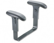 Height-Adjustable T-Arms for ValuTask Series Swivel Task Chairs, Black