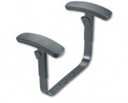 Height-Adjustable T-Arms for ComforTask Series Swivel Task Chairs, Black