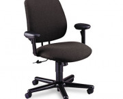 24-Hour Task Series Swivel/Tilt Chair w/Adjustable Arms, Gray