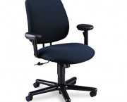 24-Hour Task Series Swivel/Tilt Chair w/Adjustable Arms, Blue
