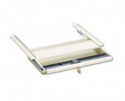 Center Drawer, 38000 Series, Core Removable Locks, metal, 19 x 14-3/4 x 3, Putty
