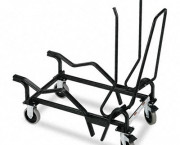 Olson Flex Stacker Series Cart, 19-3/8 x 38-7/8 x 38-5/8, Black