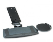 Bravo Articulating Keyboard/Mouse Platform, Glide Track, 20-3/4w x 11d, Black