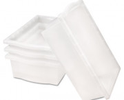 SmartLink Storage Kits, Tray Kit, 12w x 24d x 6h, Clear, 4 Trays/Kit
