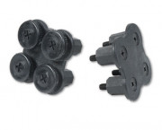 Simplicity II Systems Connecting Hardware, Black, 2/Pack