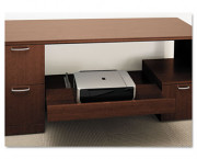 Attune Under Credenza Storage w/Drawer/Shelf, 54w x 15-13/16d x 16h, Shaker CY