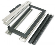 Efficiencies Basic Track Filing Platform, Legal, 72w x 35-1/2d, Stainless Steel