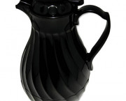 Poly Lined Carafe, Swirl Design, 40 oz. Capacity, White