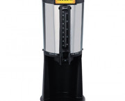 Thermal Beverage Dispenser, Gravity, 2.5 Liter, Stainless Steel/Black