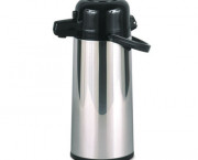 Commercial Grade 2.2 Liter Airpot, w/Push-Button Pump, Stainless Steel