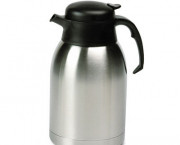 Stainless Steel Lined Vacuum Carafe, 1.9 Liter, Satin Finish/Black Trim