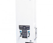 Dual Sanitary Napkin/Tampon Dispenser,Coin Operated,Metal,10 x 7.25 x 24,White